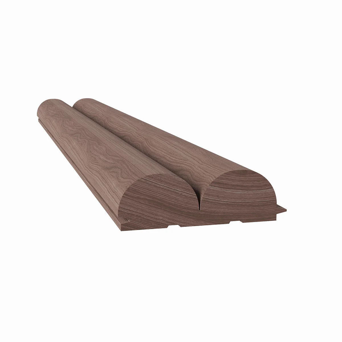 1 1/2" Bead Solid Wood Tongue and Grove Tambour Panel, 1" thick x 3 3/16"width x 112"long - Image 3