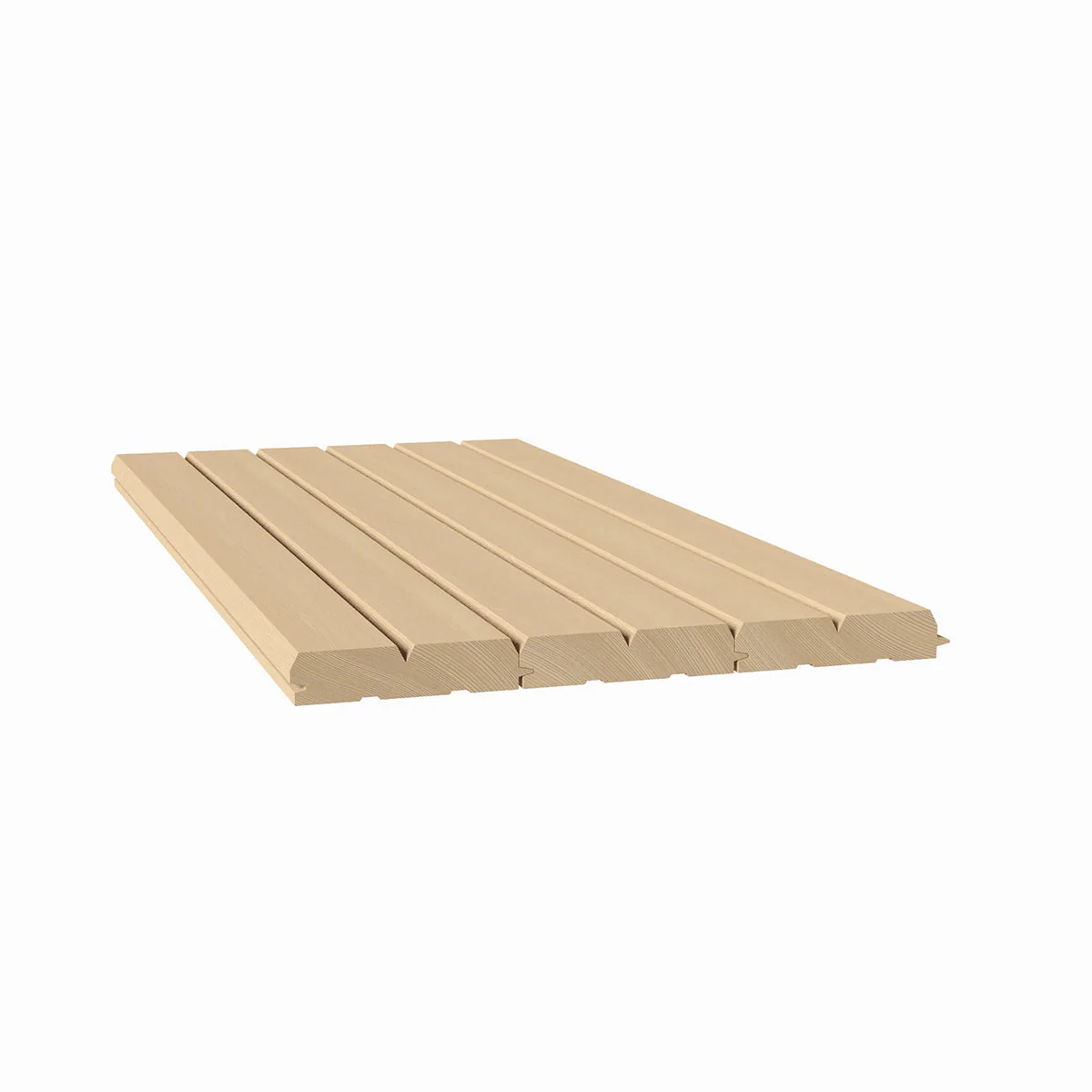 1 1/2" Bevel Solid Wood Tongue and Grove Tambour Panel, 11/16" thick x 3 3/16"width x 112"long - Image 3