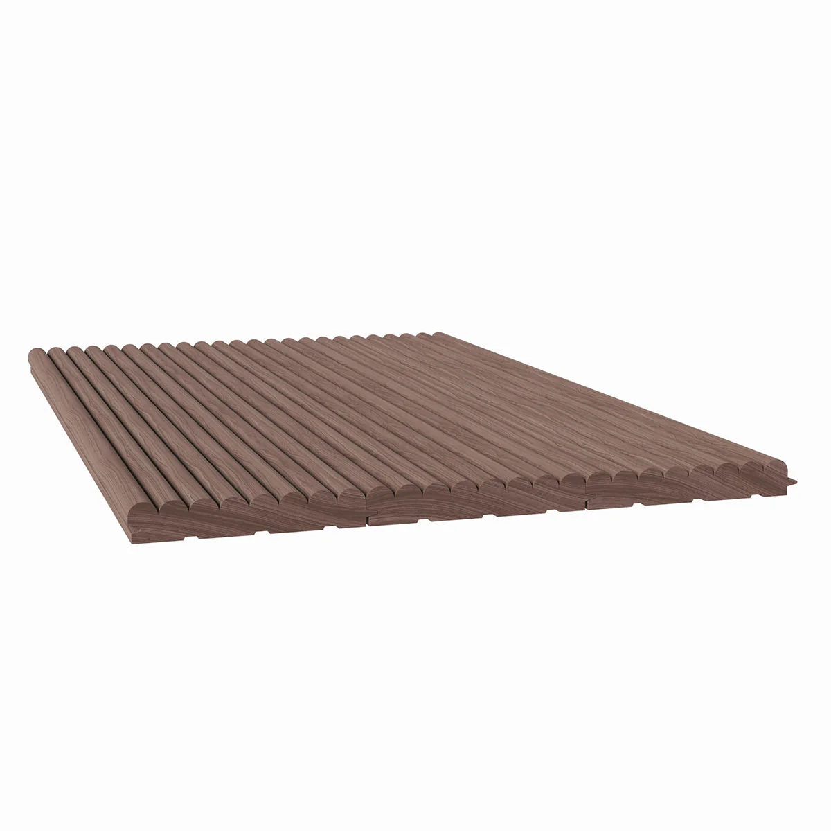 1/2" Bead Solid Wood Tongue and Grove Tambour Panel, 11/16" thick x 4 3/16"width x 112"long - Image 2