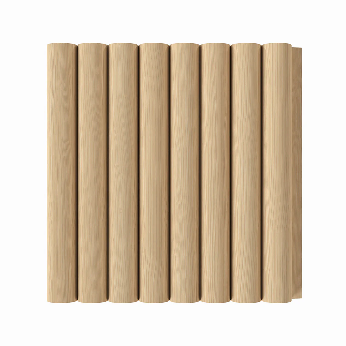 1/2" Bead Solid Wood Tongue and Grove Tambour Panel, 11/16" thick x 4 3/16"width x 112"long - Image 6