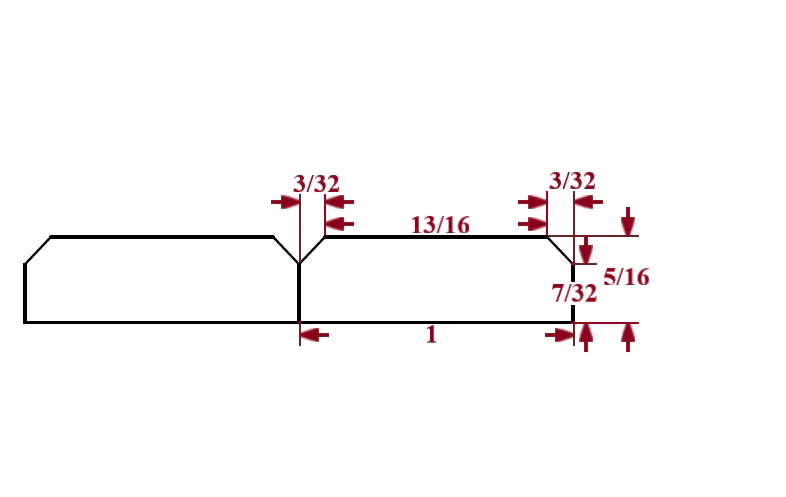 1″ Bevel Slat Tambour – Thin - Image 4