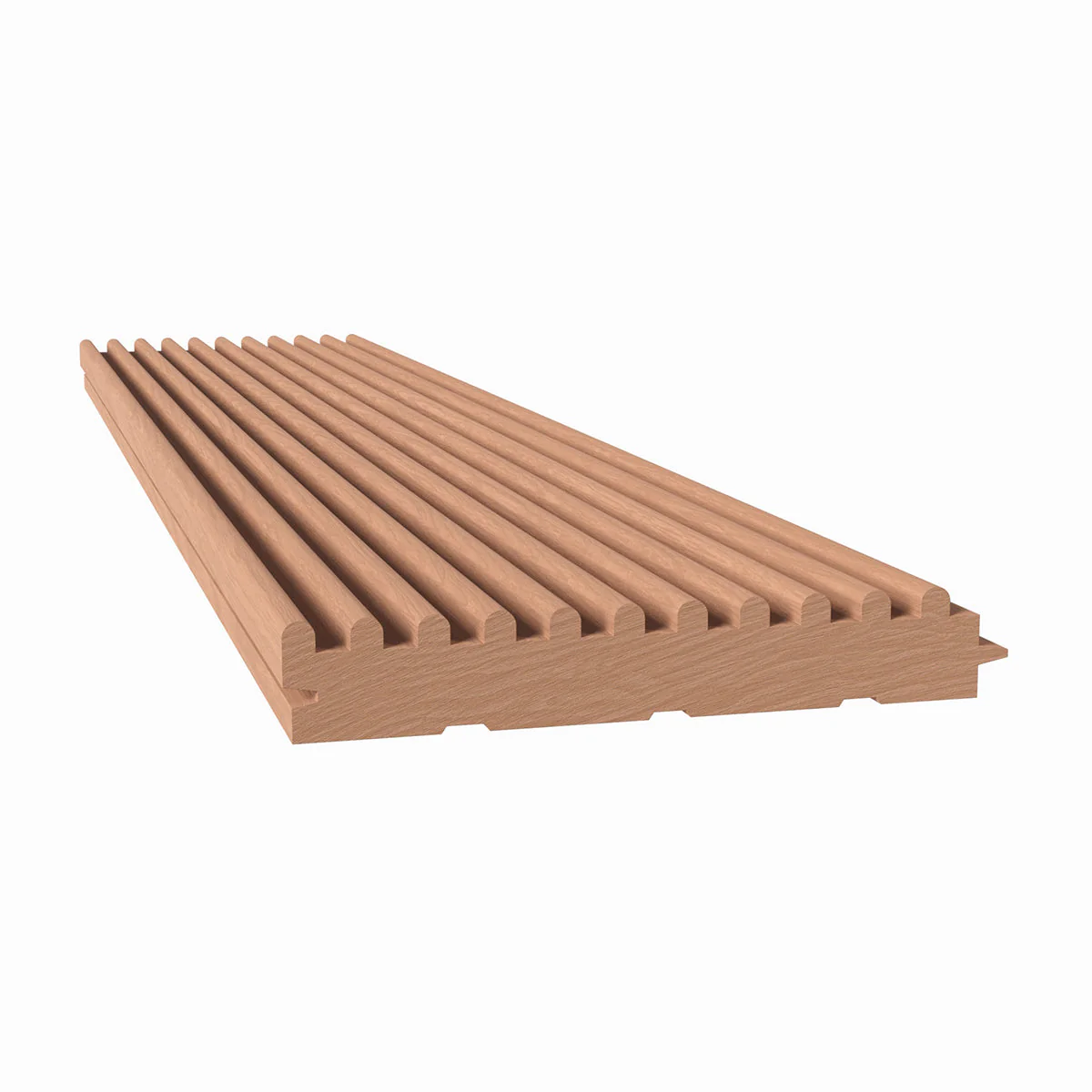 3/16" Bead Solid Wood Tongue and Grove Tambour Panel, 11/16" thick x 4 5/16"width x 112"long - Image 3