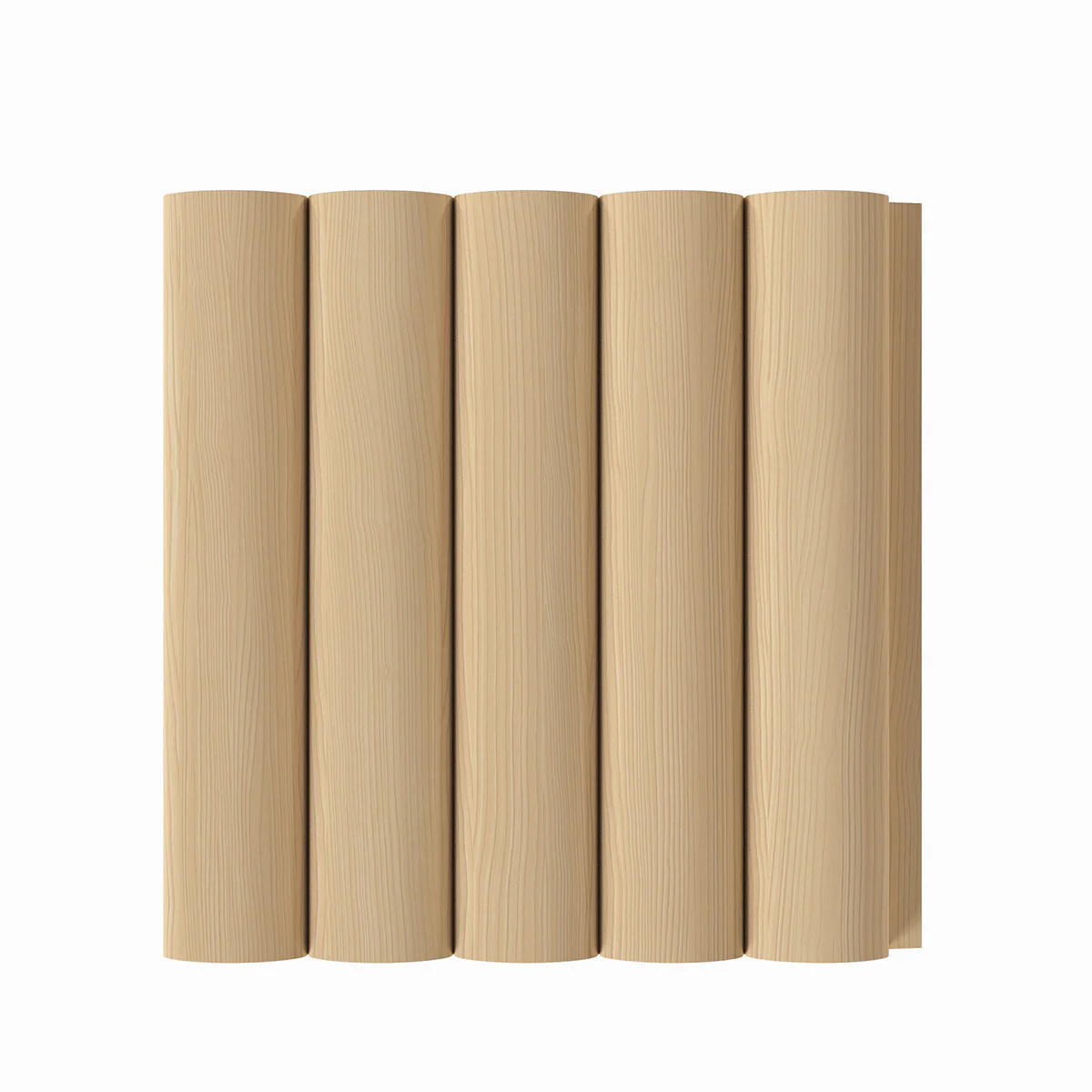 3/4" Bead Solid Wood Tongue and Grove Tambour Panel, 11/16" thick x 3 15/16" width x 112" long
