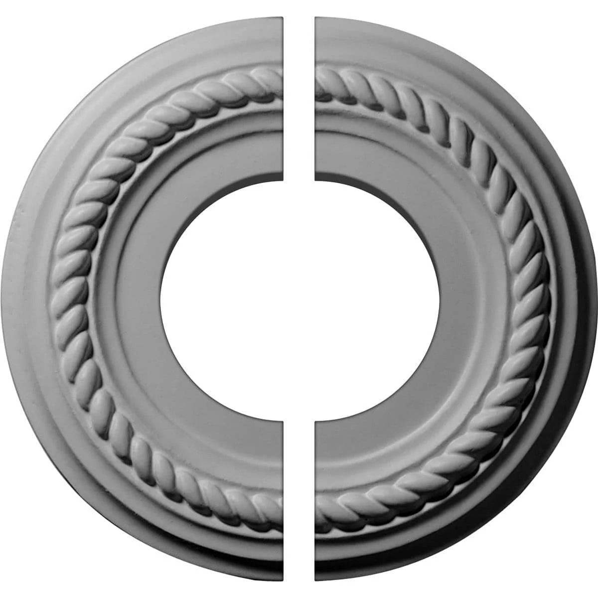 Alexandria Ceiling Medallion, Two Piece (Fits Canopies up to 4 5/8")7 7/8"OD x 3 1/2"ID x 3/4"P
