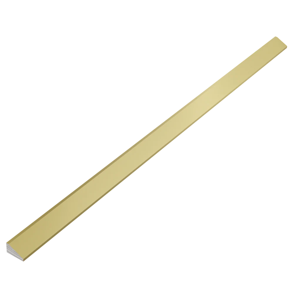 Metallic Trim Bevel Aluminum Bar, 7/16" W x 96" L x 1/4" T - Image 6
