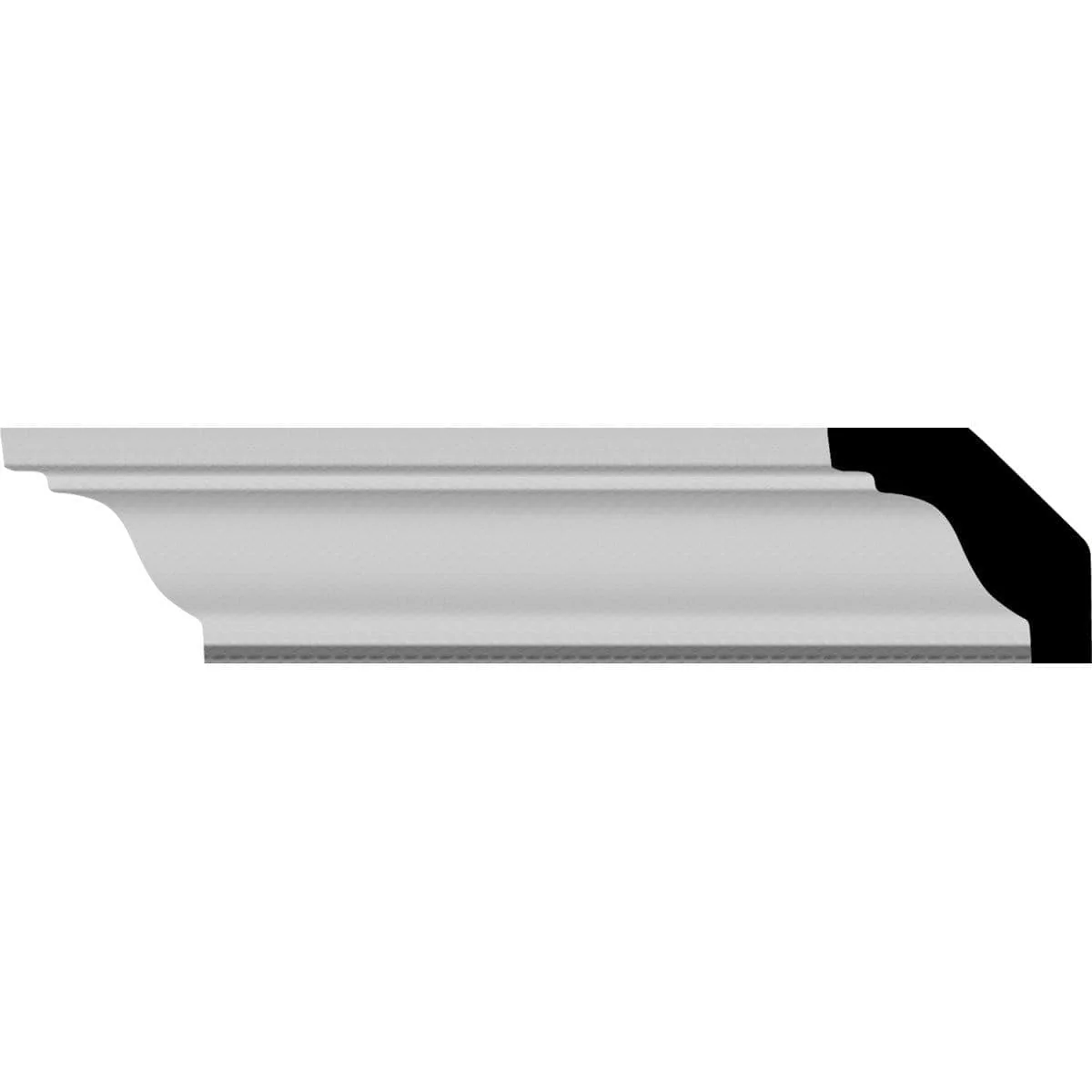 Artis Crown Moulding, 1 3/8"H x 1 3/8"P x 1 7/8"F x 94 1/2"L