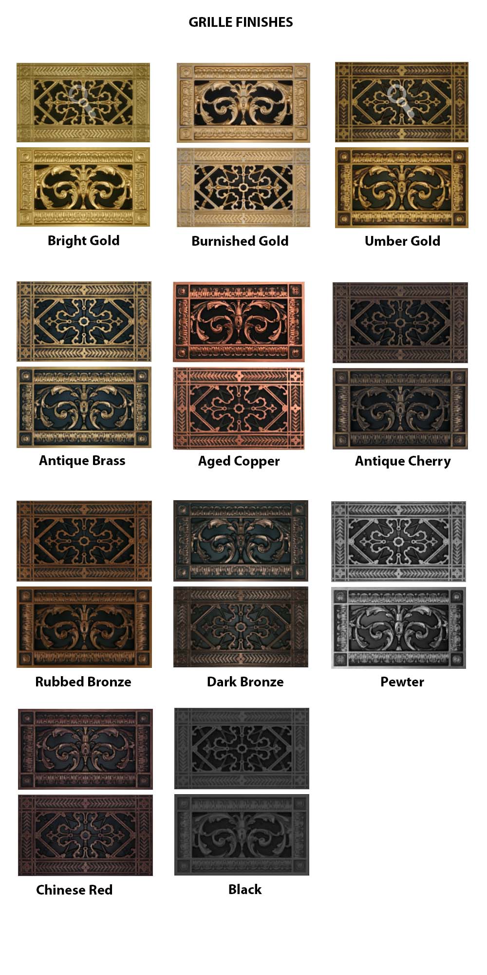 Arts and Crafts Grille for Duct Size of 20"- Please allow 1-2 weeks. - Image 5
