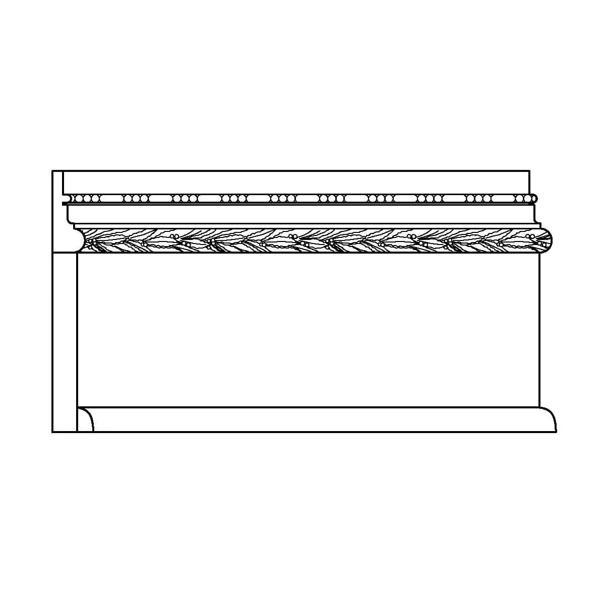 LCD - PM25, DS1x6, BS126, 8"h x 1 1/4"d