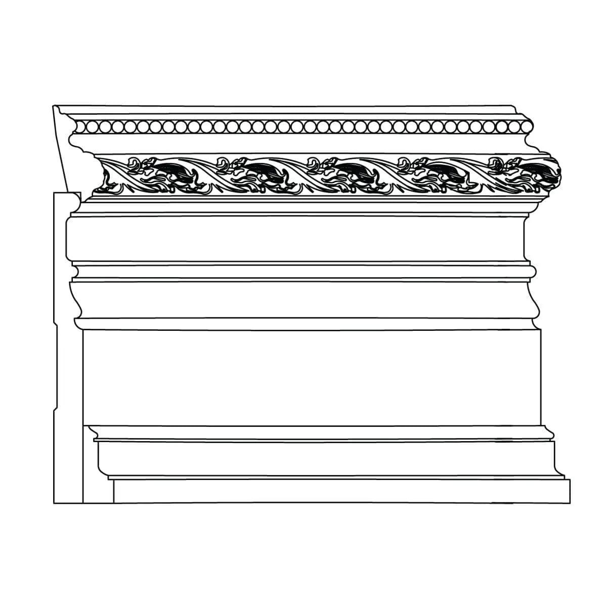 LCD - PM8568, B442, PM529, 10 1/4"w x 1 1/2"d