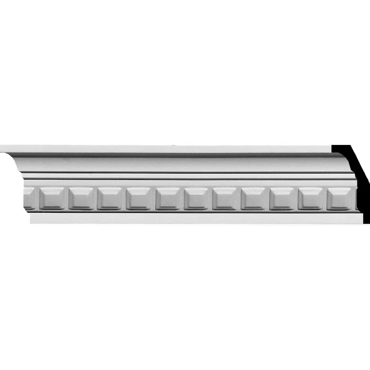 Blackthorne Crown Moulding, 2 1/4"H x 2"P x 3 1/8"F x 94 1/2"L