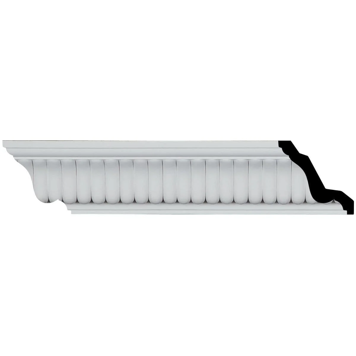 Carrillo Crown Moulding, 3"H x 3"P x 4 1/4"F x 94 1/2"L