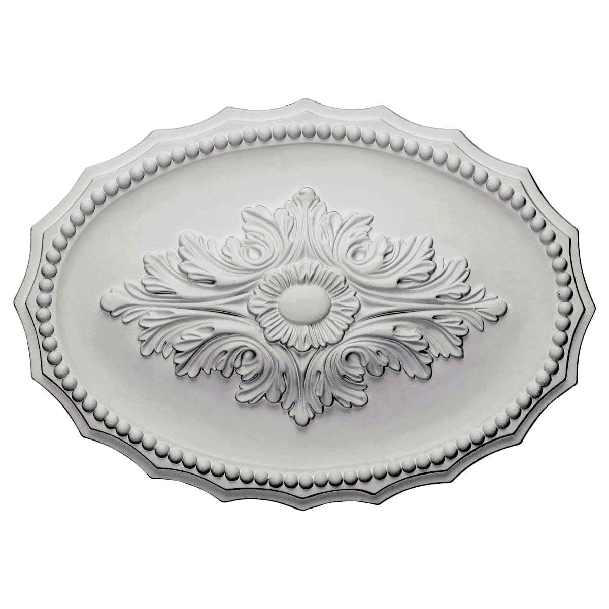 Ceiling Medallion, 16 7/8"W x 11 3/4"H x 1 1/2"P