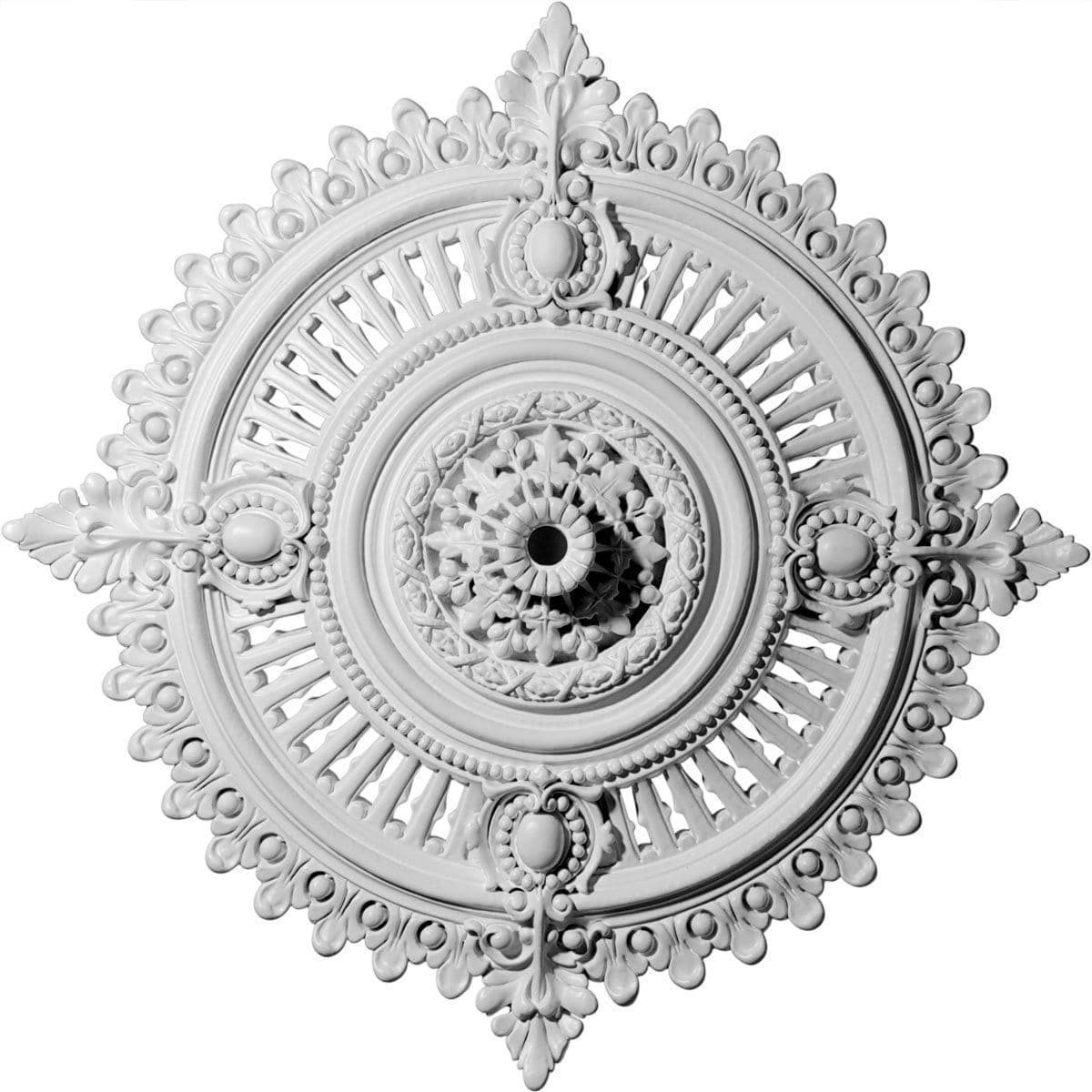 Ceiling Medallion (Fits Canopies up to 1 1/4"), 29 1/8"OD x 1 1/4"ID x 4"P