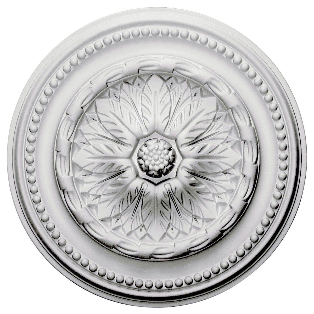 Ceiling Medallion (Fits Canopies up to 2 1/4"), 15 3/4"OD x 1 7/8"P