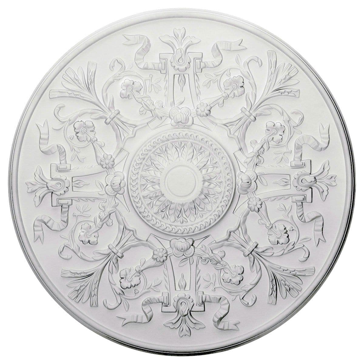 Ceiling Medallion (Fits Canopies up to 3 1/4"), 33"OD x 1 3/4"P