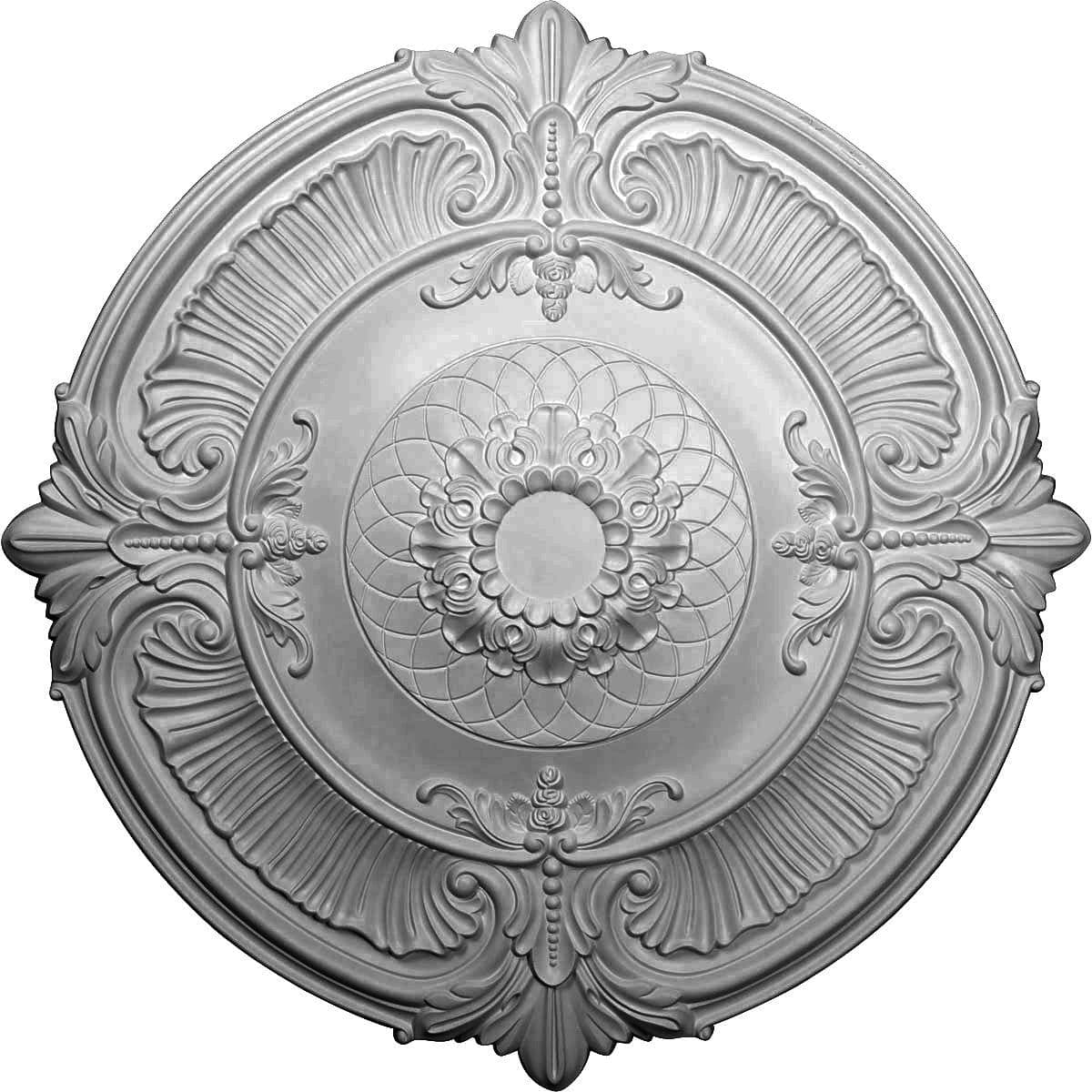 Ceiling Medallion (Fits Canopies up to 3 3/4"), 39 1/2"OD x 2 1/2"P