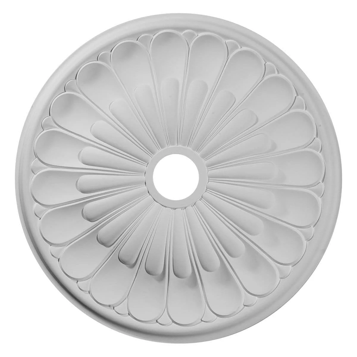 Ceiling Medallion (Fits Canopies up to 3 5/8"), 26 3/4"OD x 3 5/8"ID x 1 3/8"P