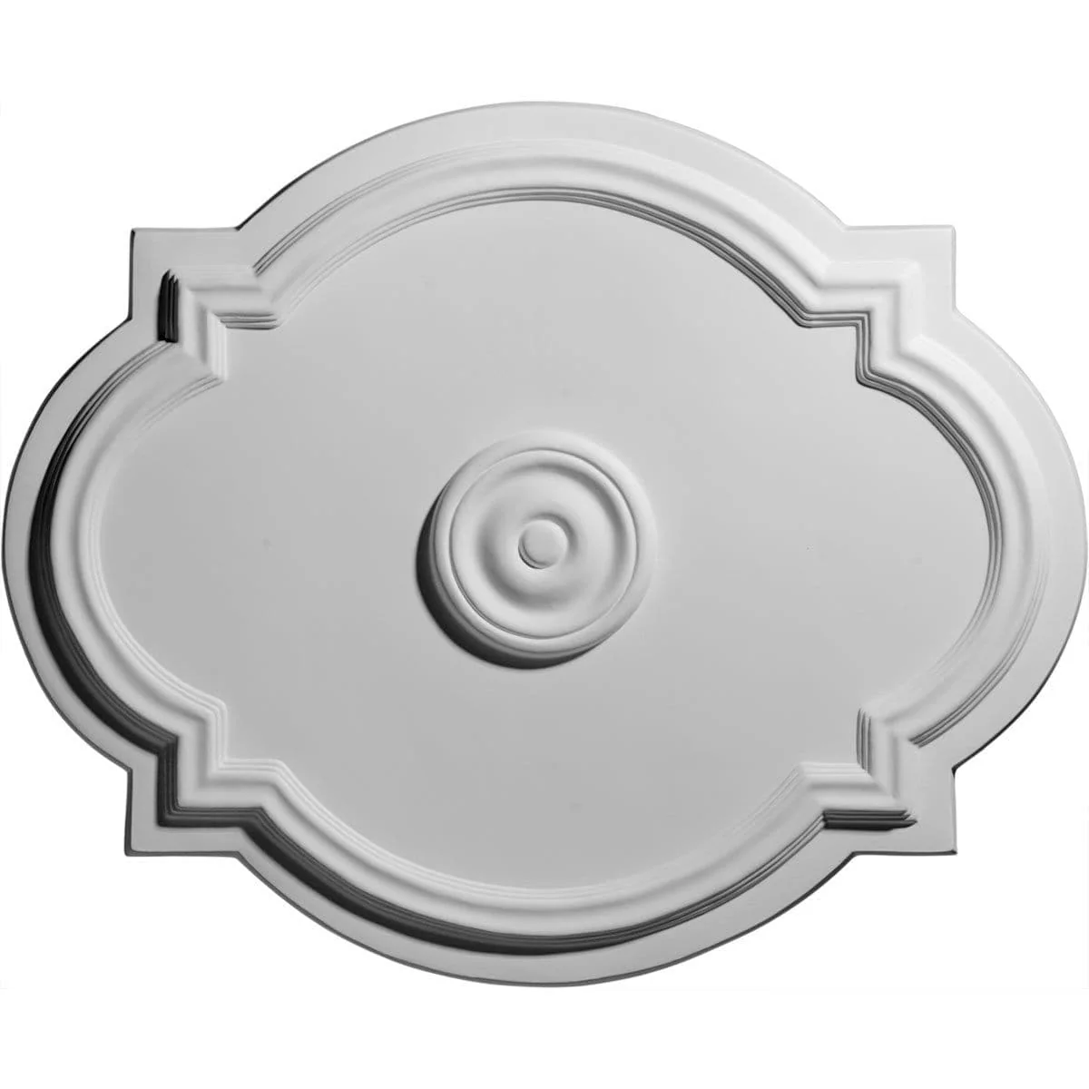 Ceiling Medallion (Fits Canopies up to 4 1/2"), 21 1/4"W x 17 3/8"H x 1"P