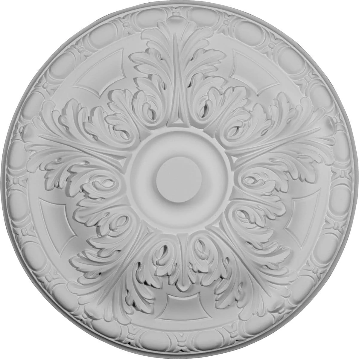 Ceiling Medallion (Fits Canopies up to 4 1/4"), 15 3/4"OD x 5/8"P
