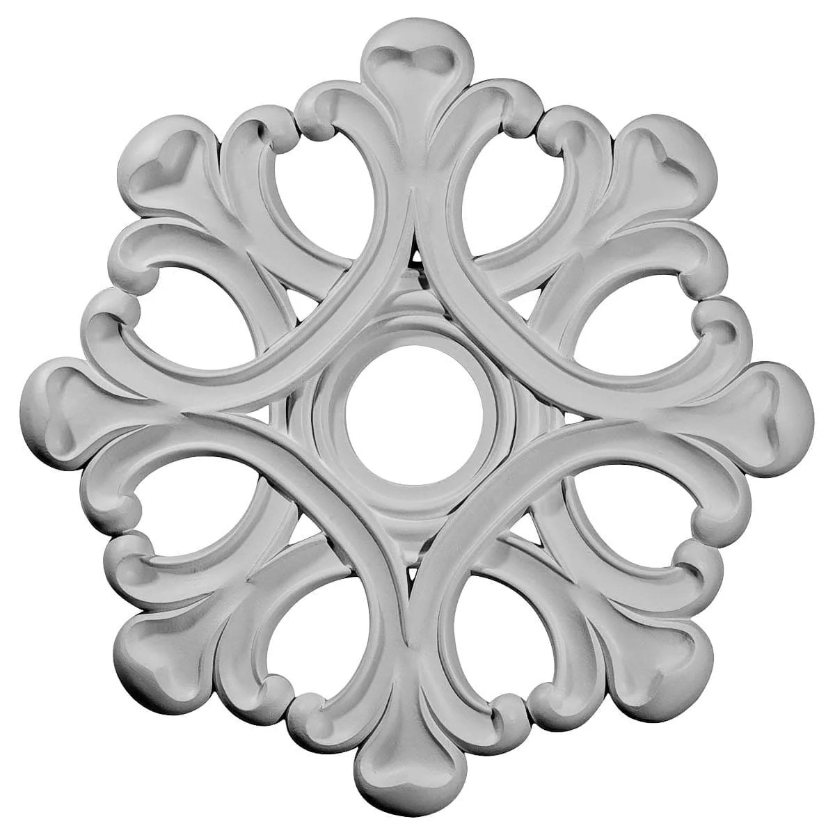 Ceiling Medallion (Fits Canopies up to 4 3/8"), 20 7/8"OD x 3 5/8"ID x 1"P
