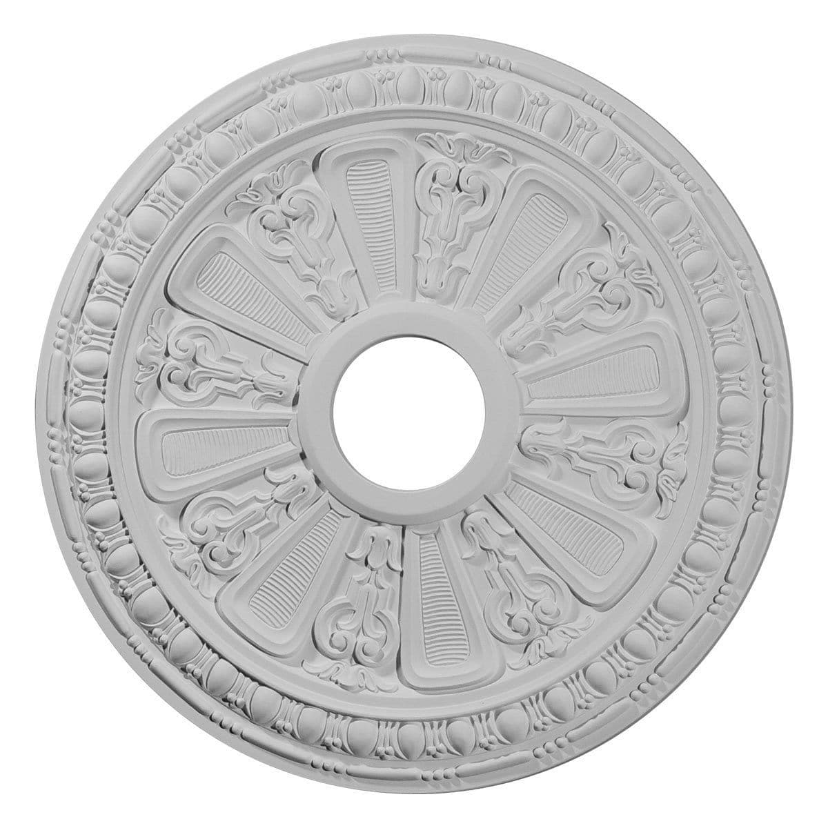 Ceiling Medallion (Fits Canopies up to 5 1/8"), 18 1/8"OD 3 5/8"ID x 1 1/8"P
