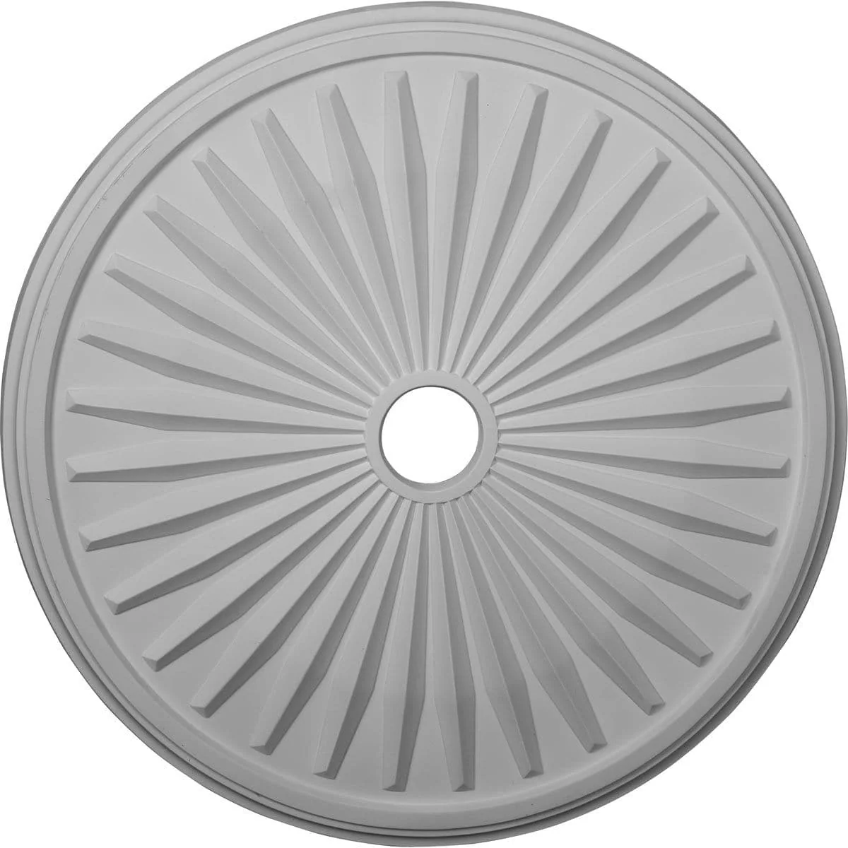 Ceiling Medallion (Fits Canopies up to 5"), 33 1/8"OD x 3 1/2"ID x 1 3/8"P