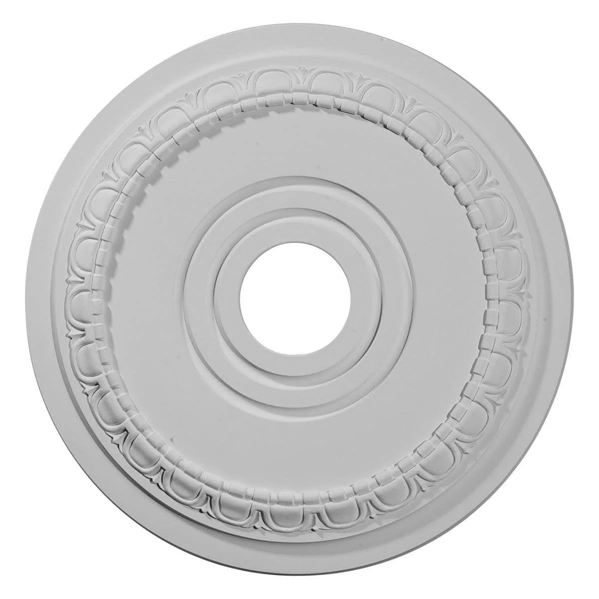 Ceiling Medallion (Fits Canopies up to 5 5/8"), 17 1/2"OD x 3 5/8"ID x 1"P