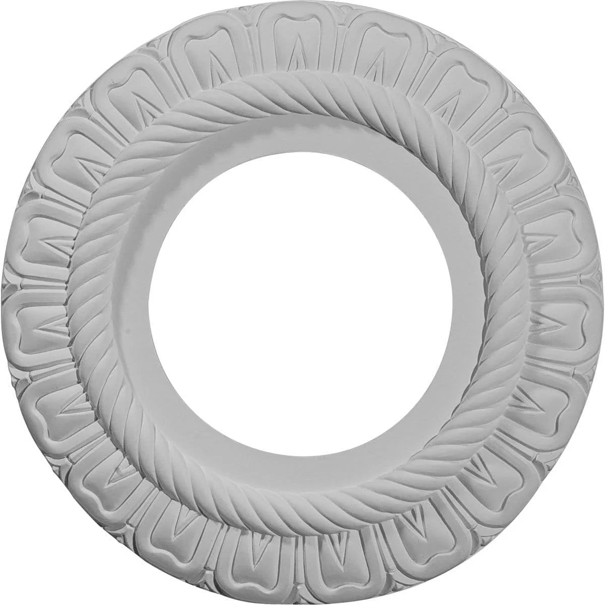 Ceiling Medallion (Fits Canopies up to 5 5/8"), 9"OD x 4 1/2"ID x 1/2"P