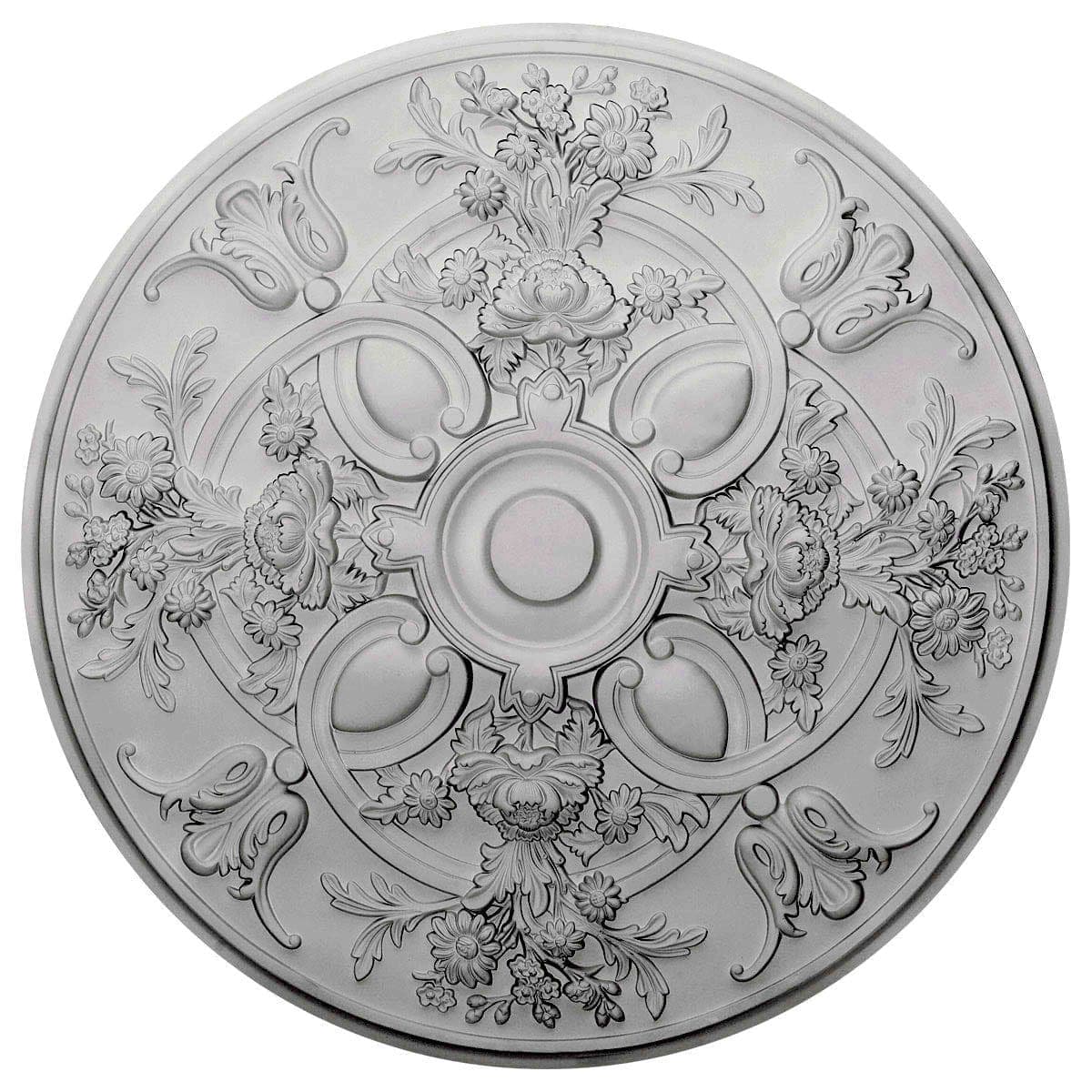 Ceiling Medallion (Fits Canopies up to 6"), 31 1/4"OD x 2 1/4"P