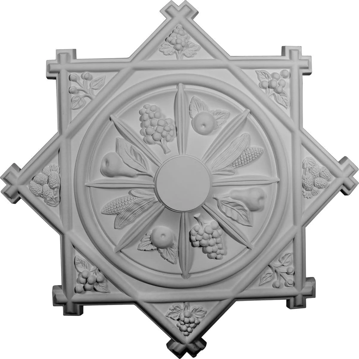 Ceiling Medallion (Fits Canopies up to 6"), 38 1/4"OD x 1 1/2"P