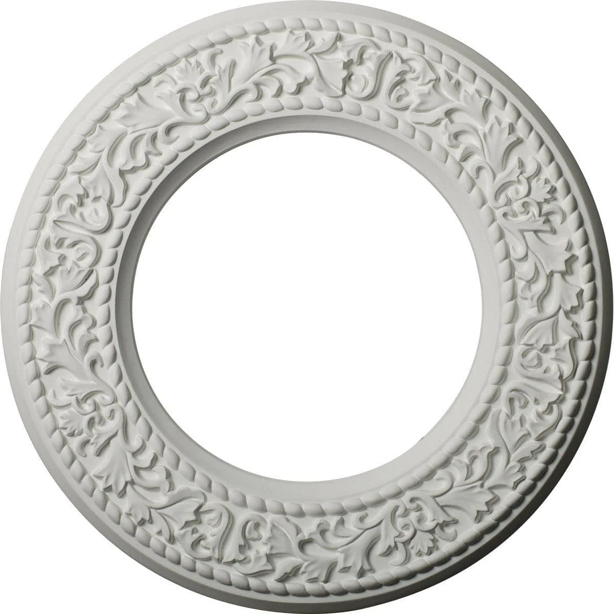 Ceiling Medallion (Fits Canopies up to 7 1/2"), 13 3/8"OD x 7 1/2"ID x 3/4"P
