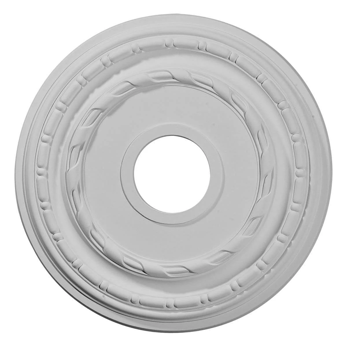 Ceiling Medallion (Fits Canopies up to 8 1/4"), 15 3/8"OD x 3 5/8"ID x 1"P