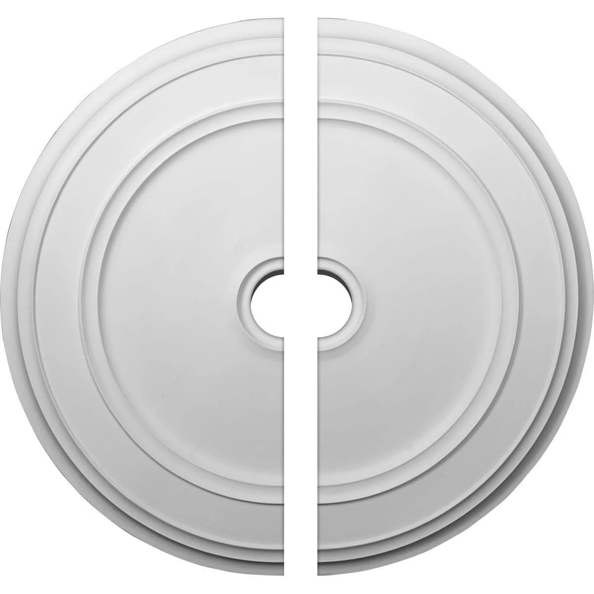 Ceiling Medallion, Two Piece (Fits Canopies up to 5 1/2")41 1/8"OD x 4"ID x 2 1/8"P