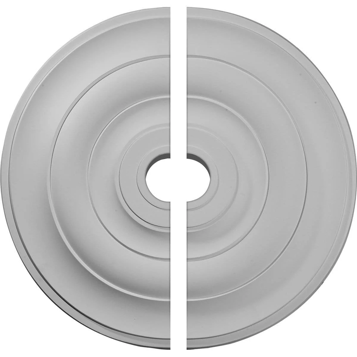 Ceiling Medallion, Two Piece (Fits Canopies up to 5")26 1/2"OD x 3 5/8"ID x 1 1/2"P