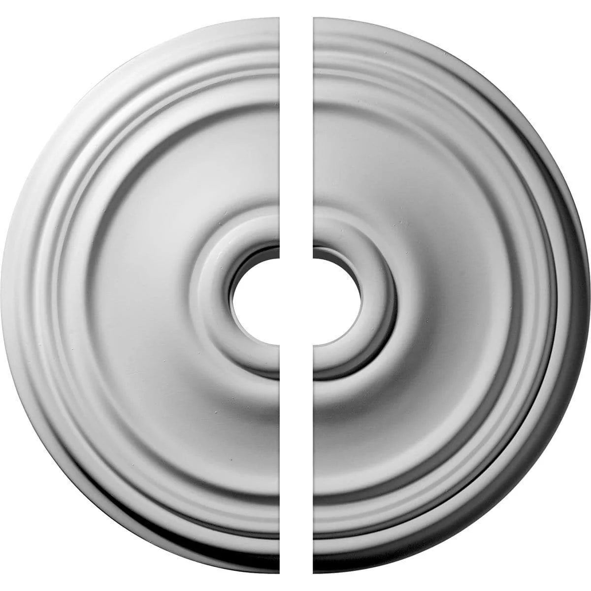 Ceiling Medallion, Two Piece (Fits Canopies up to 6 3/4")21"OD x 3 1/2"ID x 1 1/4"P