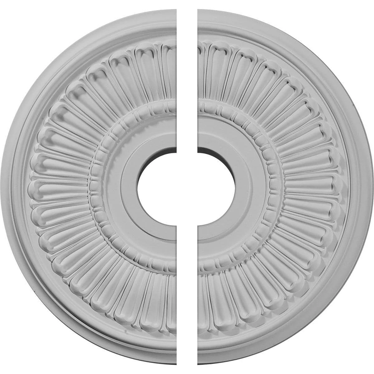 Ceiling Medallion, Two Piece (Fits Canopies up to 6 3/8")16"OD x 3 5/8"ID x 3/4"P