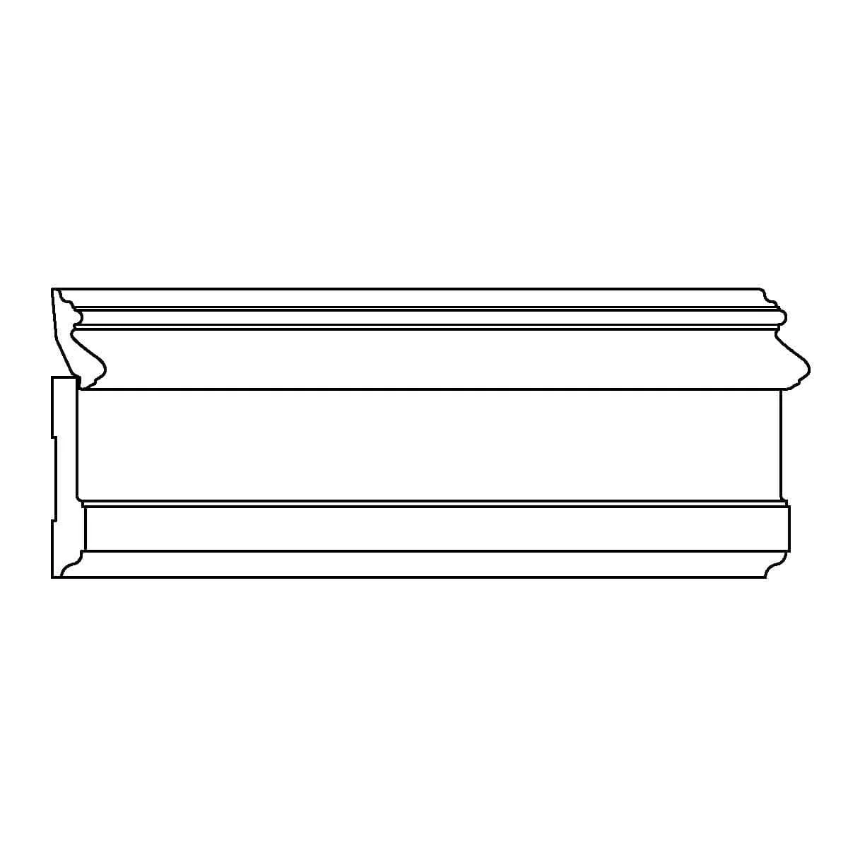 LCD - PM577, CO695, 6 1/2"w x 1 1/4"d