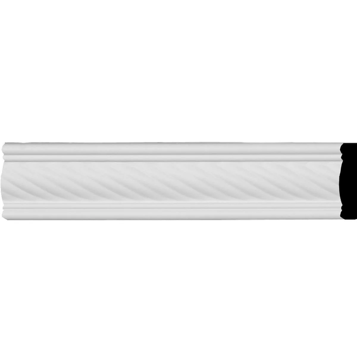 Classic Alexandria Rope Panel Moulding, 2 3/8"H x 3/8"P x 94 1/2"L