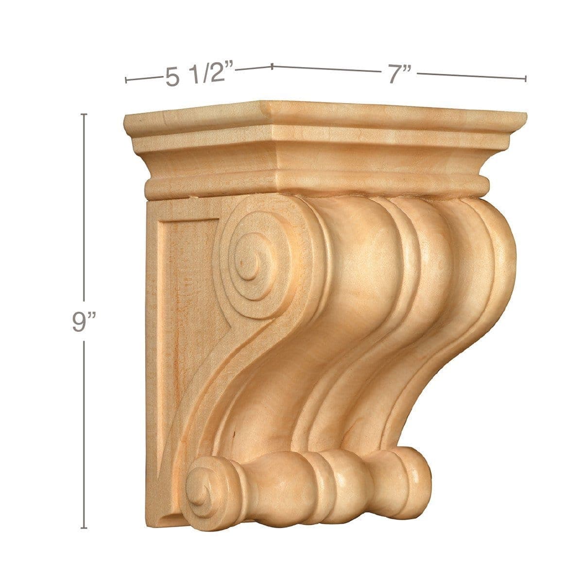 Classic Corbel, 7''w x 9''h x 5 1/2''d