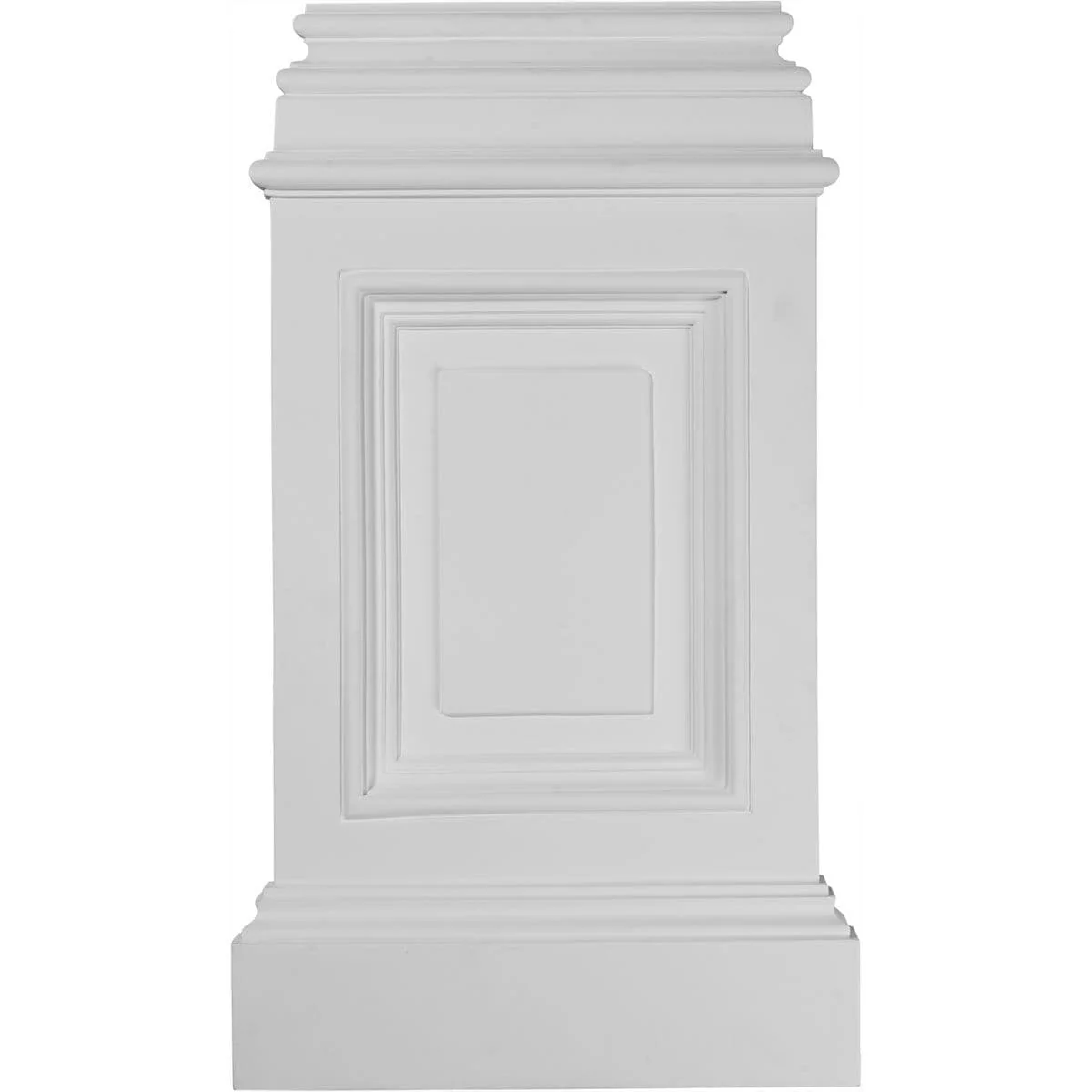 Classic Large Pedestal Base, 14 3/8"W x 2 1/2"D x 24 3/4"H (Top: 10 7/8"W x 1"P)