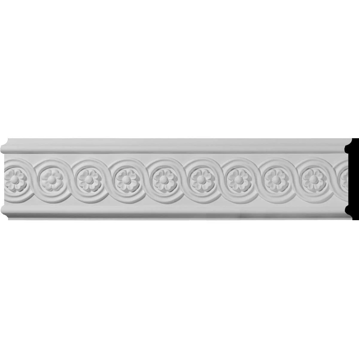 Cole Running Coin Chair Rail, 3 1/4"H x 5/8"P x 94 1/2"L