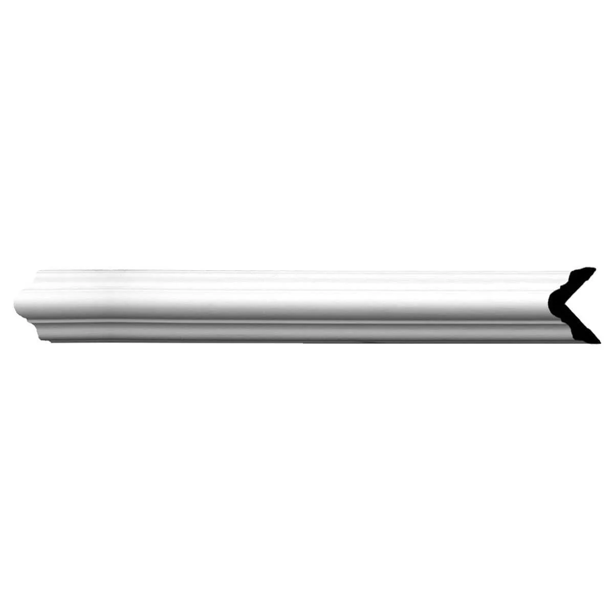 Cole Smooth Corner Moulding, 1 1/2"H x 1 1/2"P x 2 1/8"F x 94 1/2"L