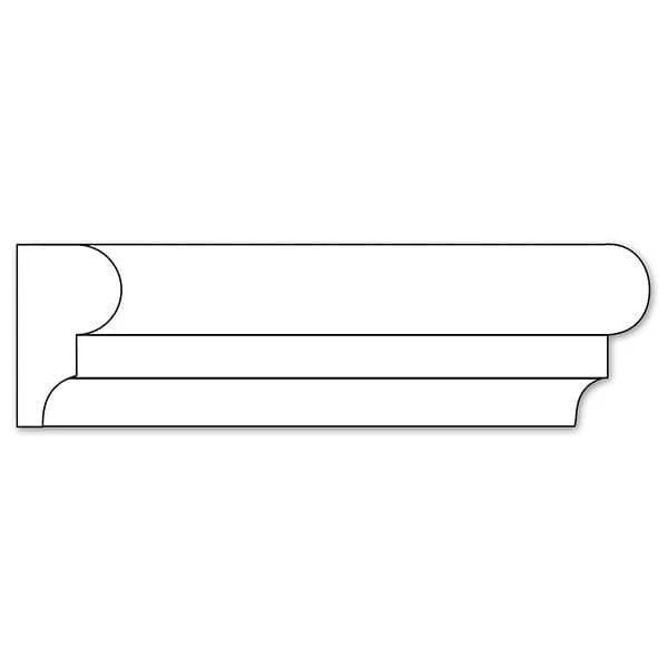 Traditional Panel Moulding, 1 3/4''w x 1''d