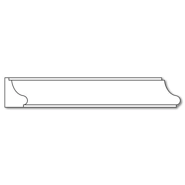 Traditional Panel Moulding, 1''w x 3/4''d