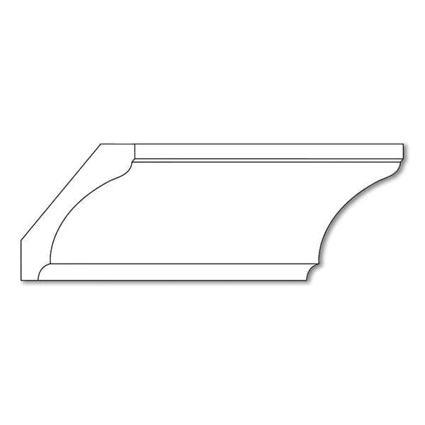 Cove, 3 1/2''w x 3/4''d