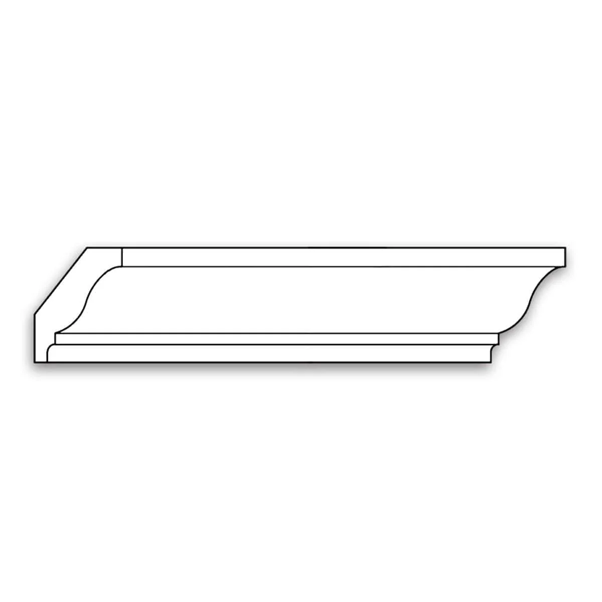 Cove, 2 3/4"w x 3/4"d