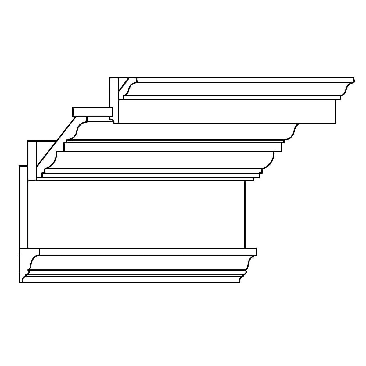 LCD- CR882, CDS1x4, DS1x4, CO678, DS1x4, DS1x8, PED287, 18"h x 10 1/4"d
