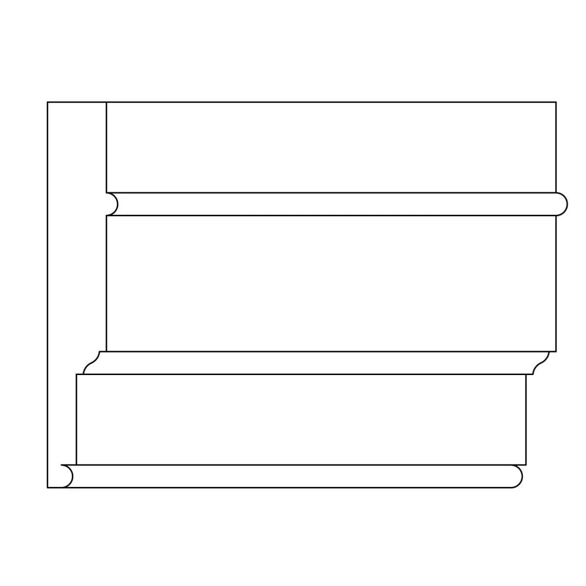 Custom Architrave, 1 1/8"w x 6 1/8"d - Image 2