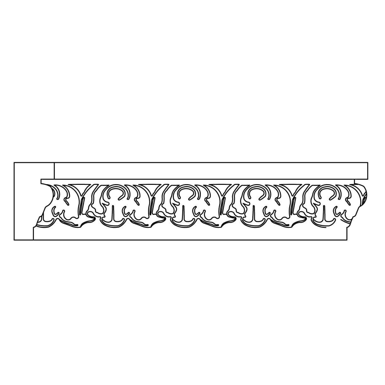 Custom Backband, 7/8''w x 1 3/4''d - Image 2