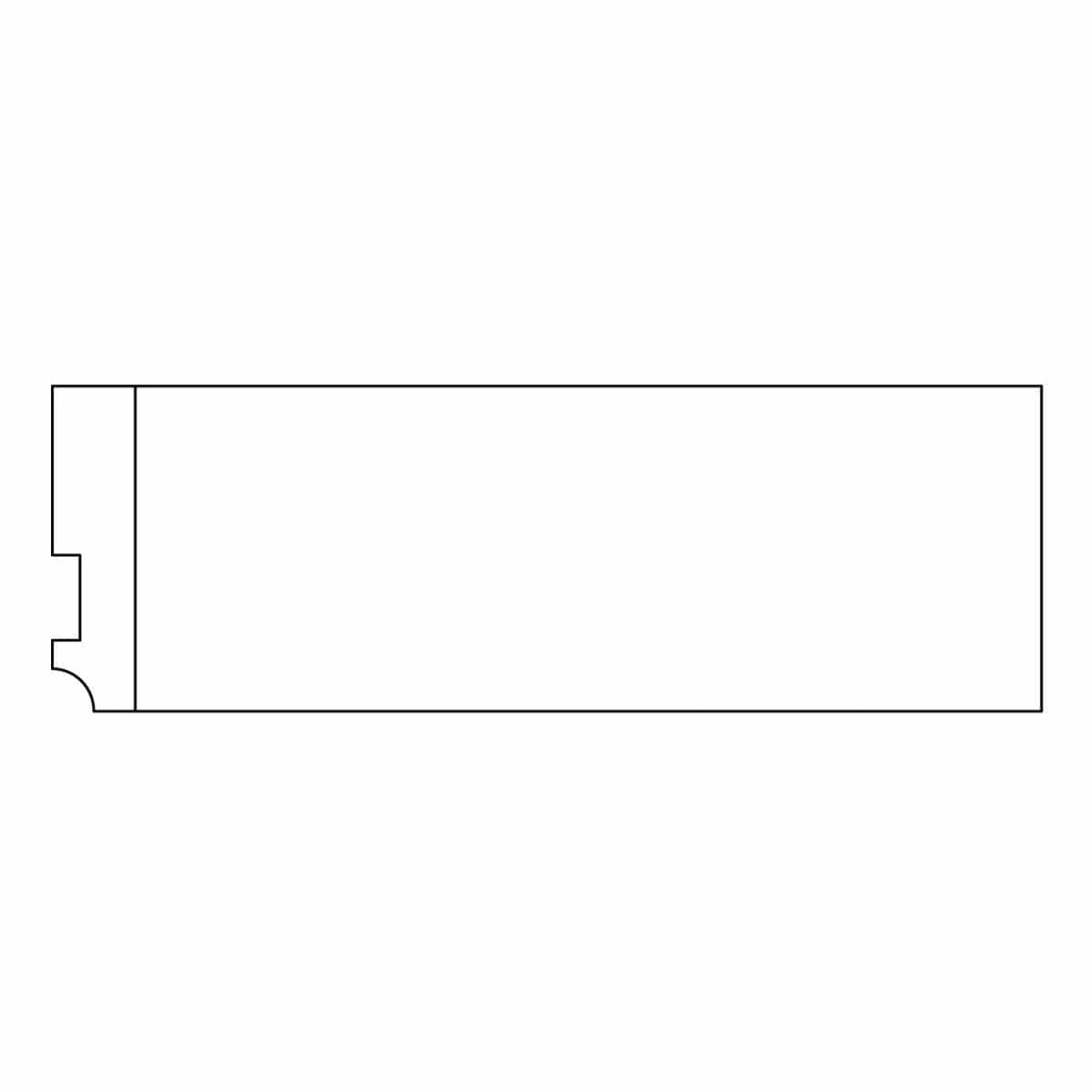 Custom Coved Dimensional Stock, 3/4''w x 2 7/8''d - Image 2